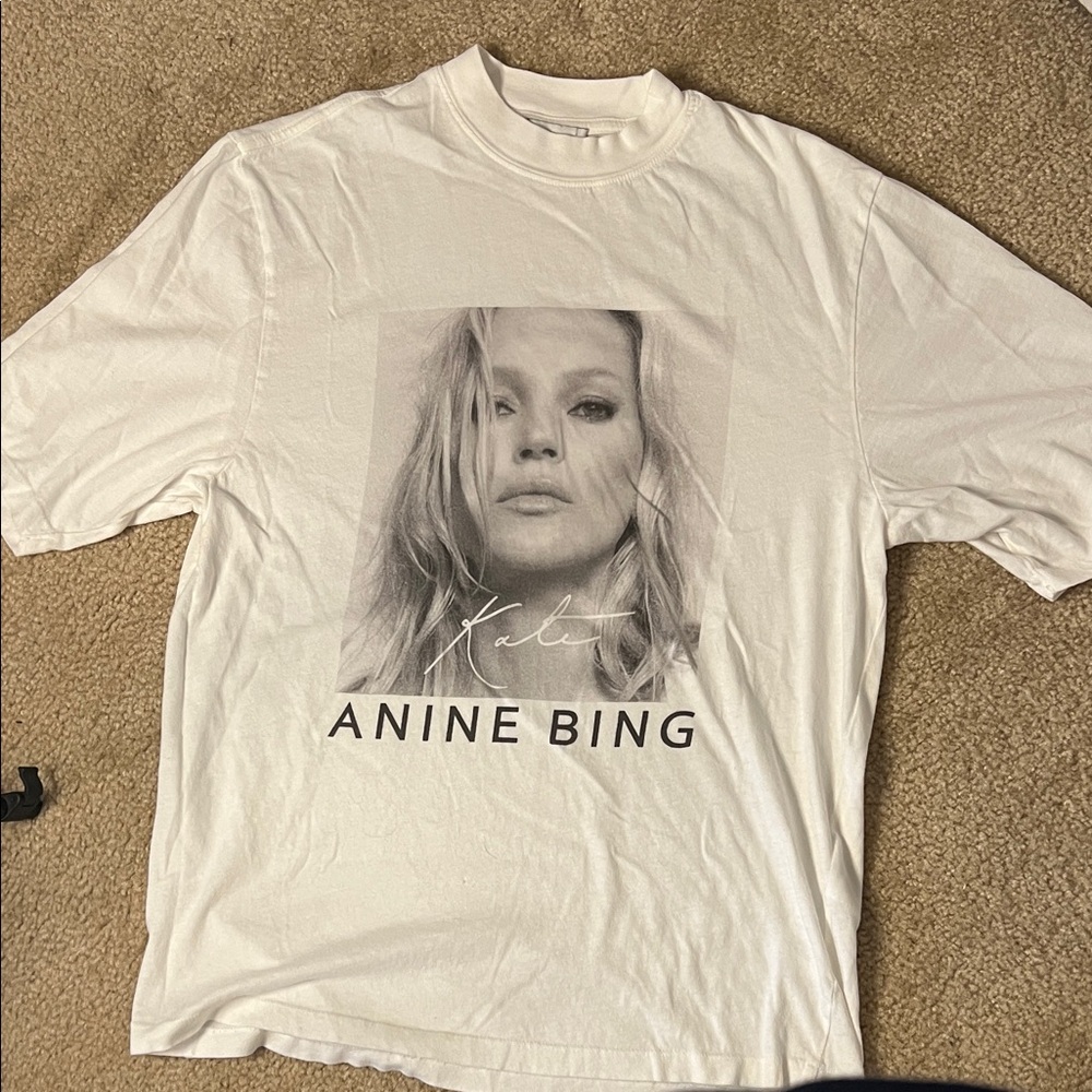 Anine Bing White Tee Kate Moss